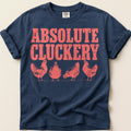 Absolute Cluckery Chicken Tee on Navy