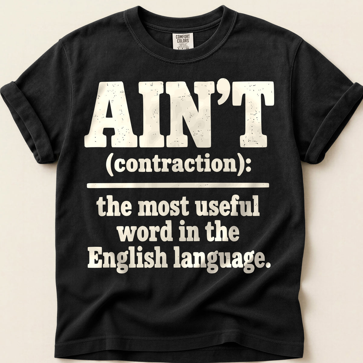 Aint Definition T-Shirt on Black