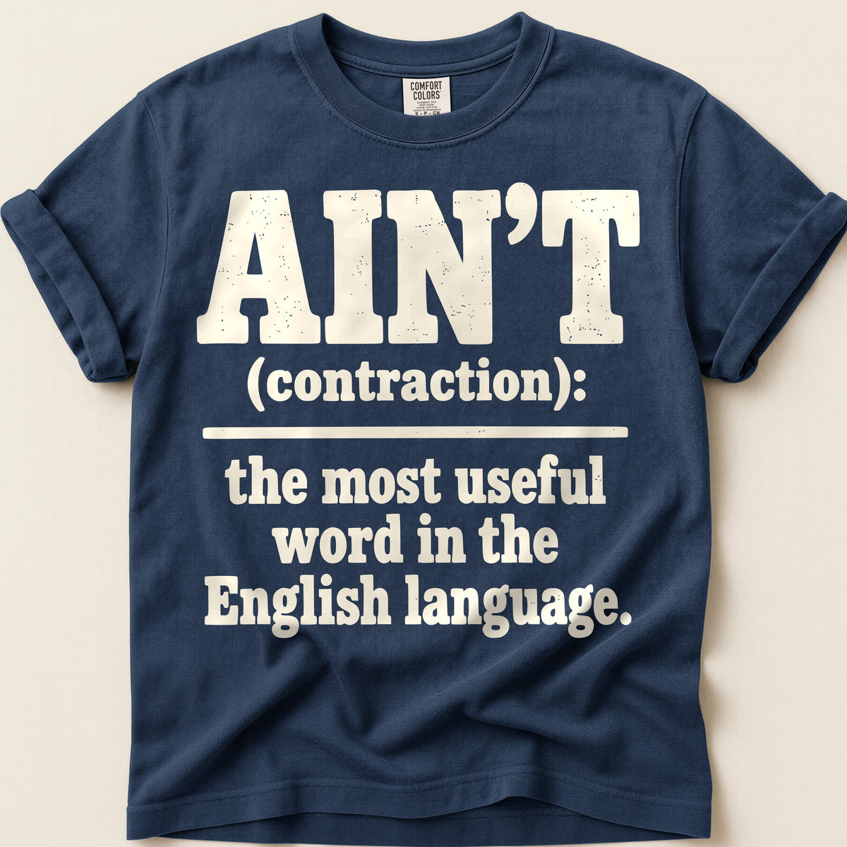 Aint Definition T-Shirt on Navy