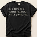 Another Chicken T-Shirt on Black