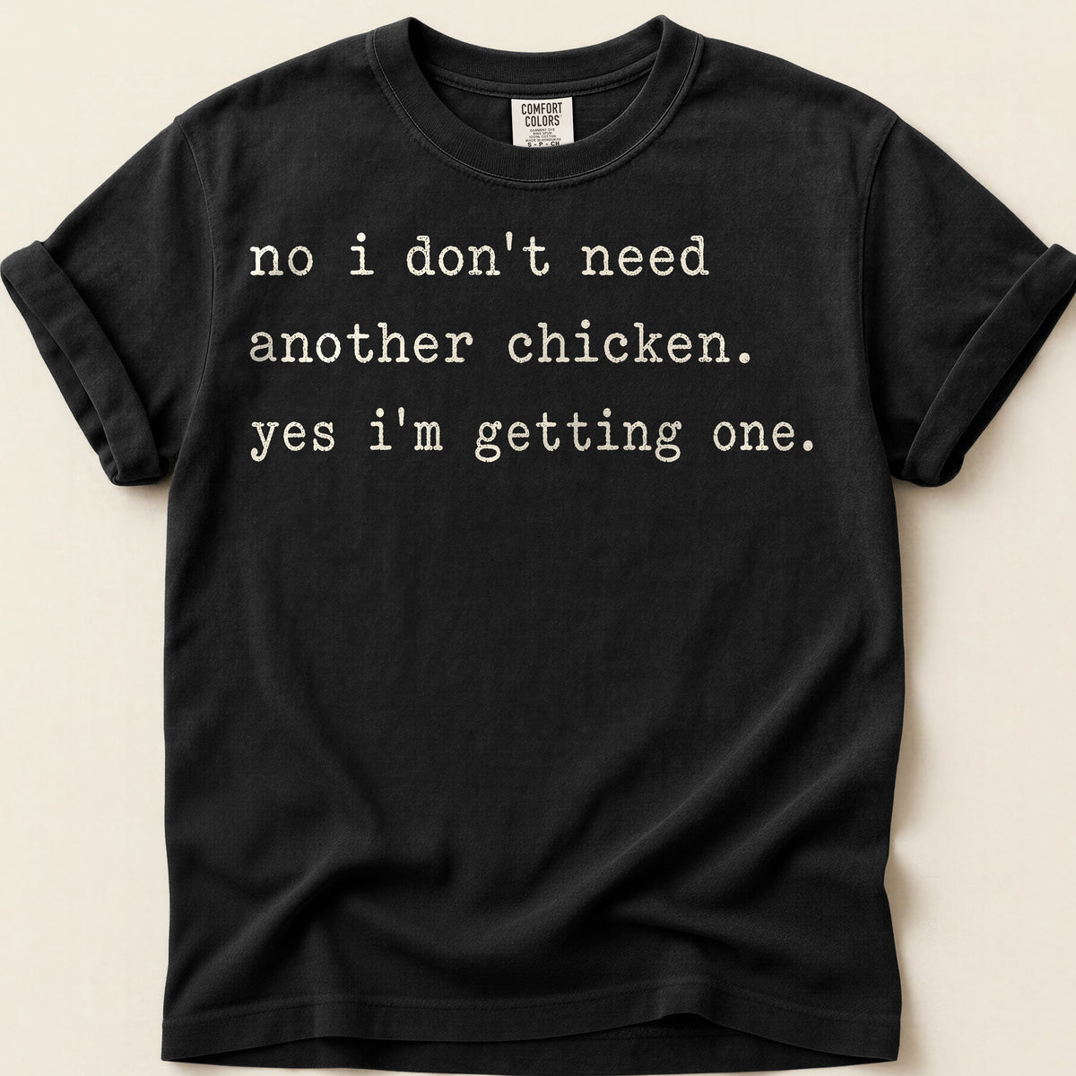 Another Chicken T-Shirt on Black
