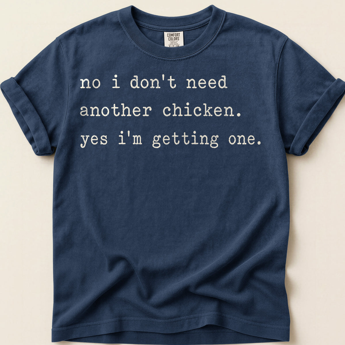 Another Chicken T-Shirt on Navy