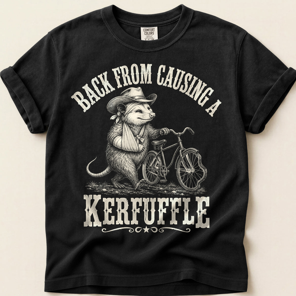 Back From Kerfuffle T-Shirt on Black
