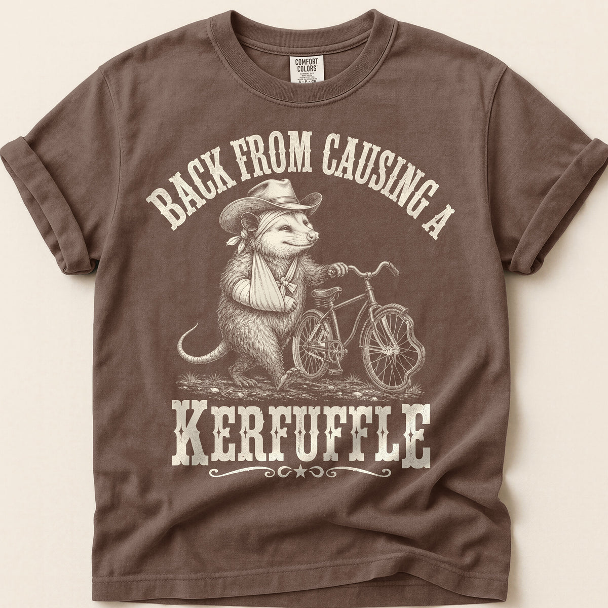 Back From Kerfuffle T-Shirt on Espresso