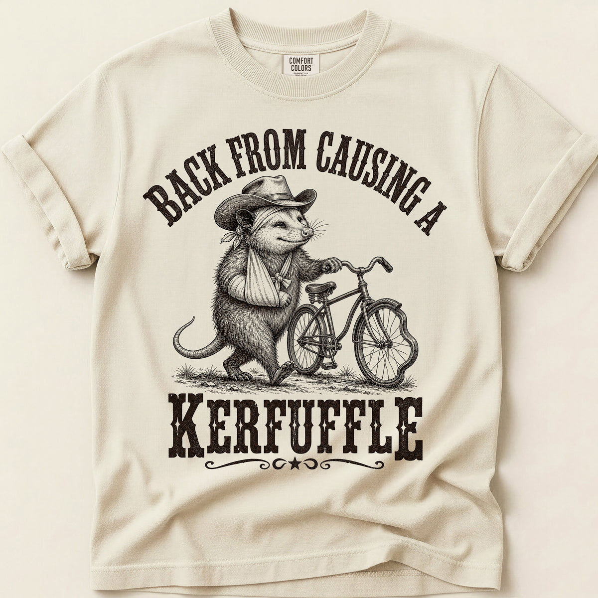 Back From Kerfuffle T-Shirt on Ivory
