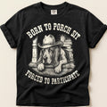 Born To Porch Sit T-Shirt on Black