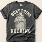 Busy Doing Nothing Toad T-Shirt on Pepper