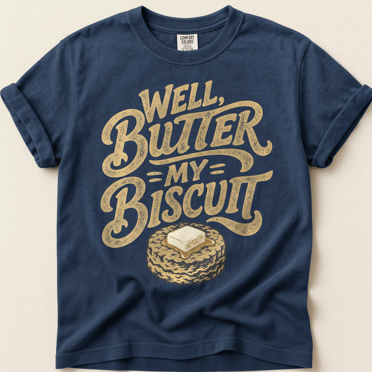 Butter My Biscuit on Navy