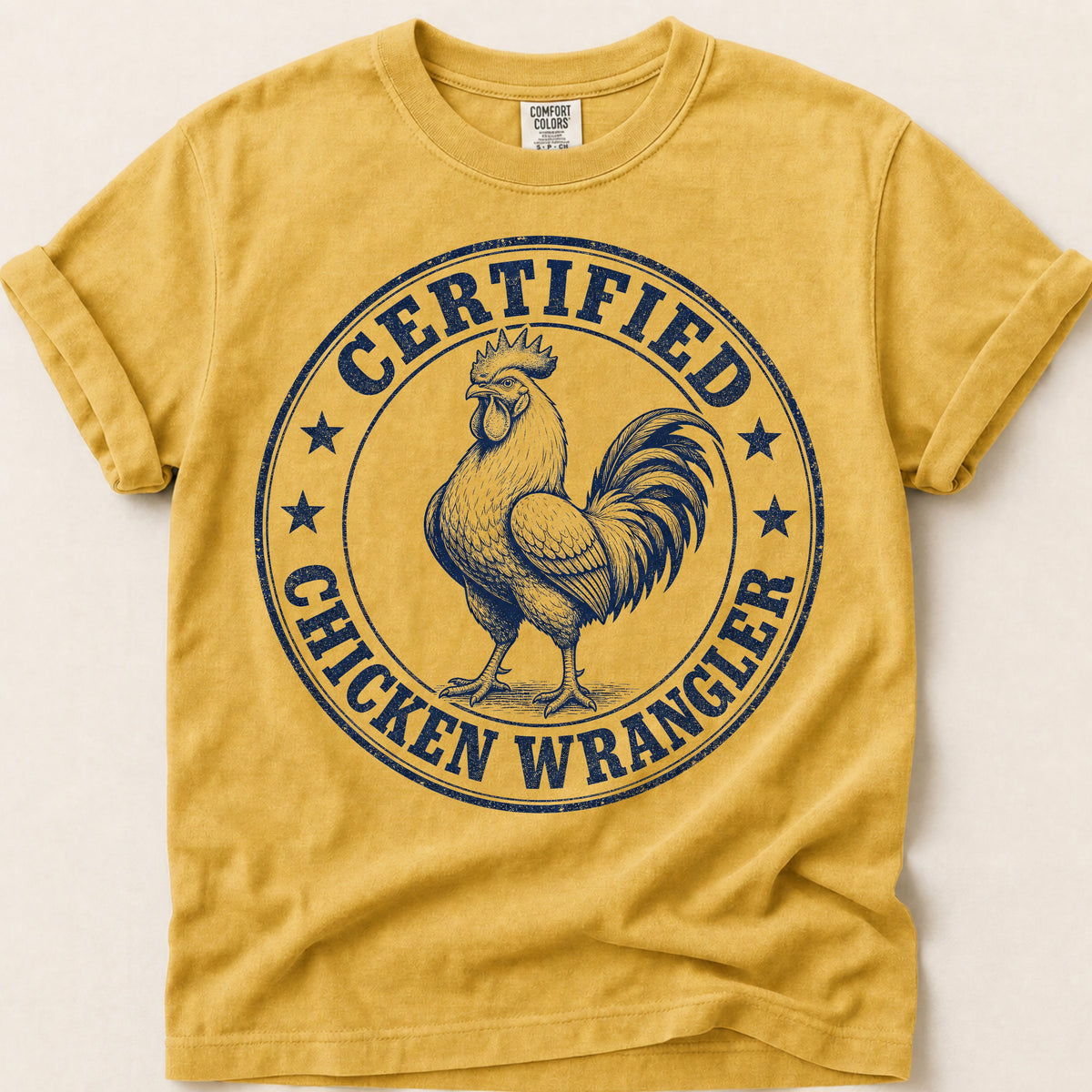 Chicken Wrangler on Mustard