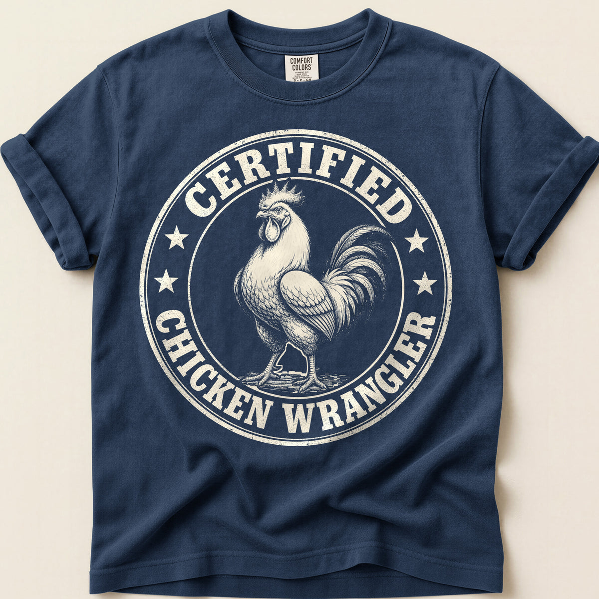 Chicken Wrangler on Navy
