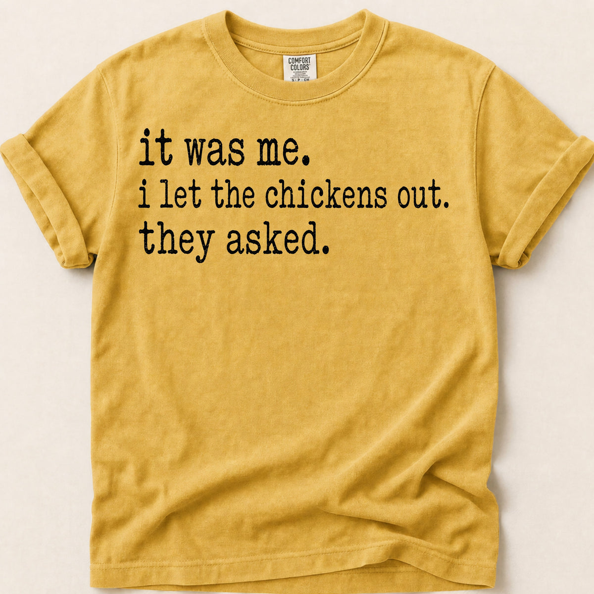 Chickens Out on Mustard