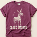 Close Enough Donkey T-Shirt on Berry