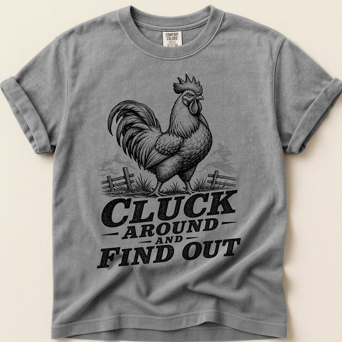 Cluck Around on Grey