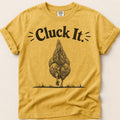 Cluck It T-Shirt on Mustard