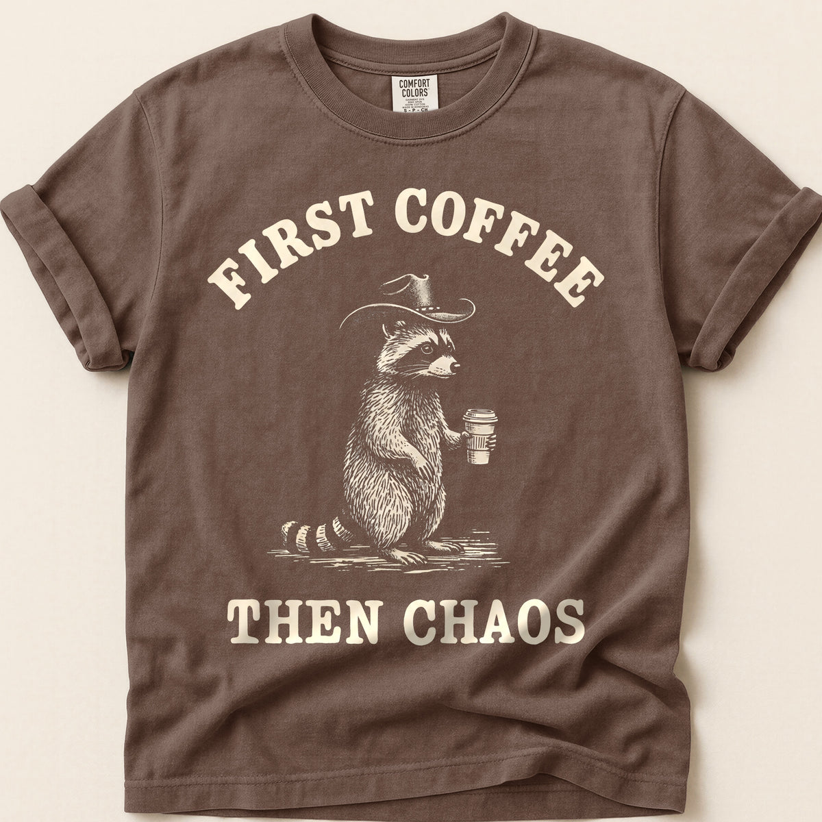 Coffee Chaos Raccoon on Espresso