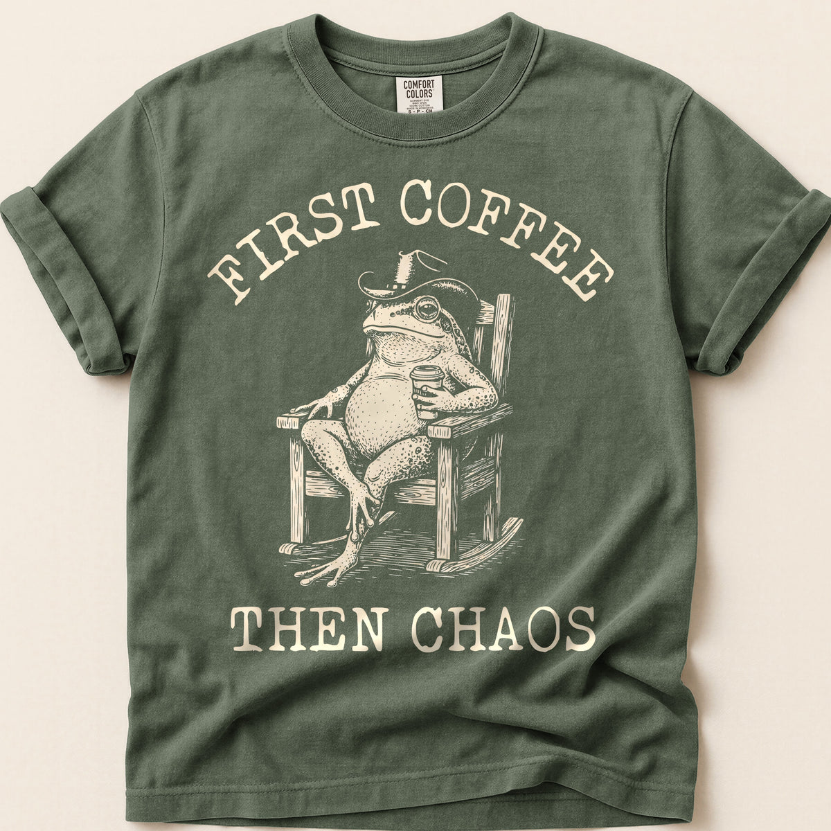 Coffee Chaos Toad on Moss