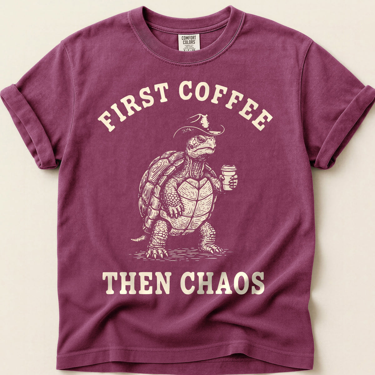 Coffee Chaos Turtle on Berry