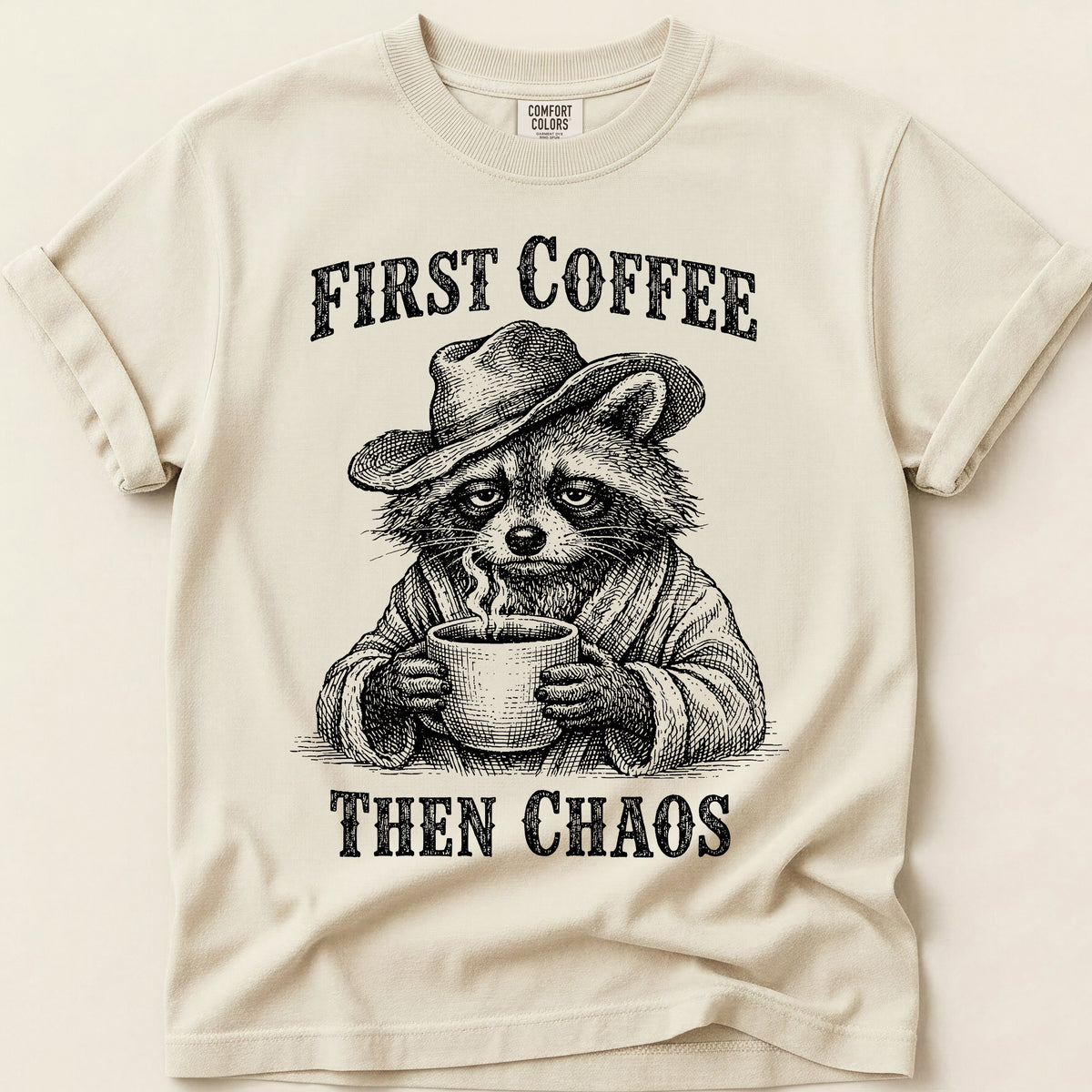 Coffee Then Chaos on Ivory