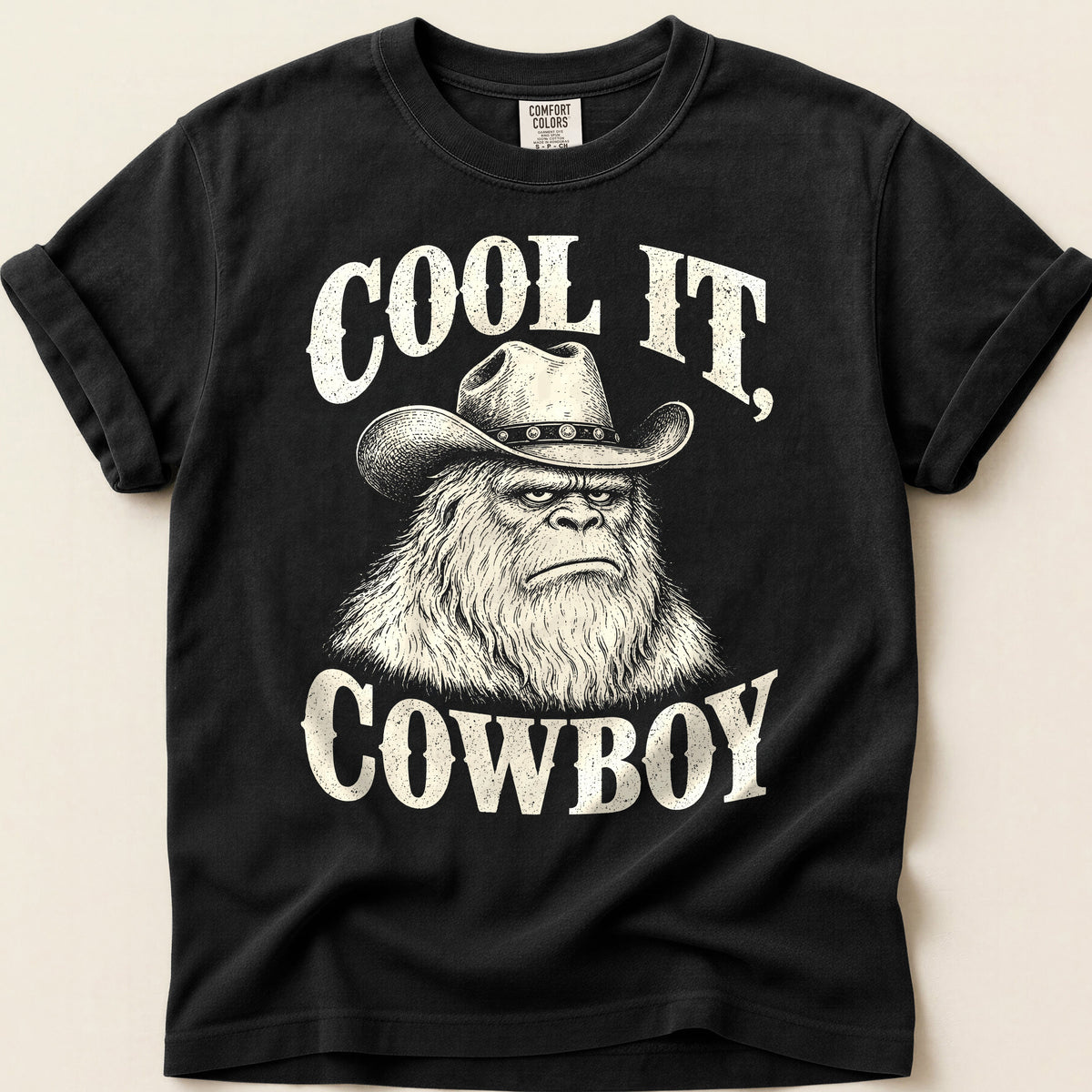 Cool It Bigfoot T-Shirt on Black