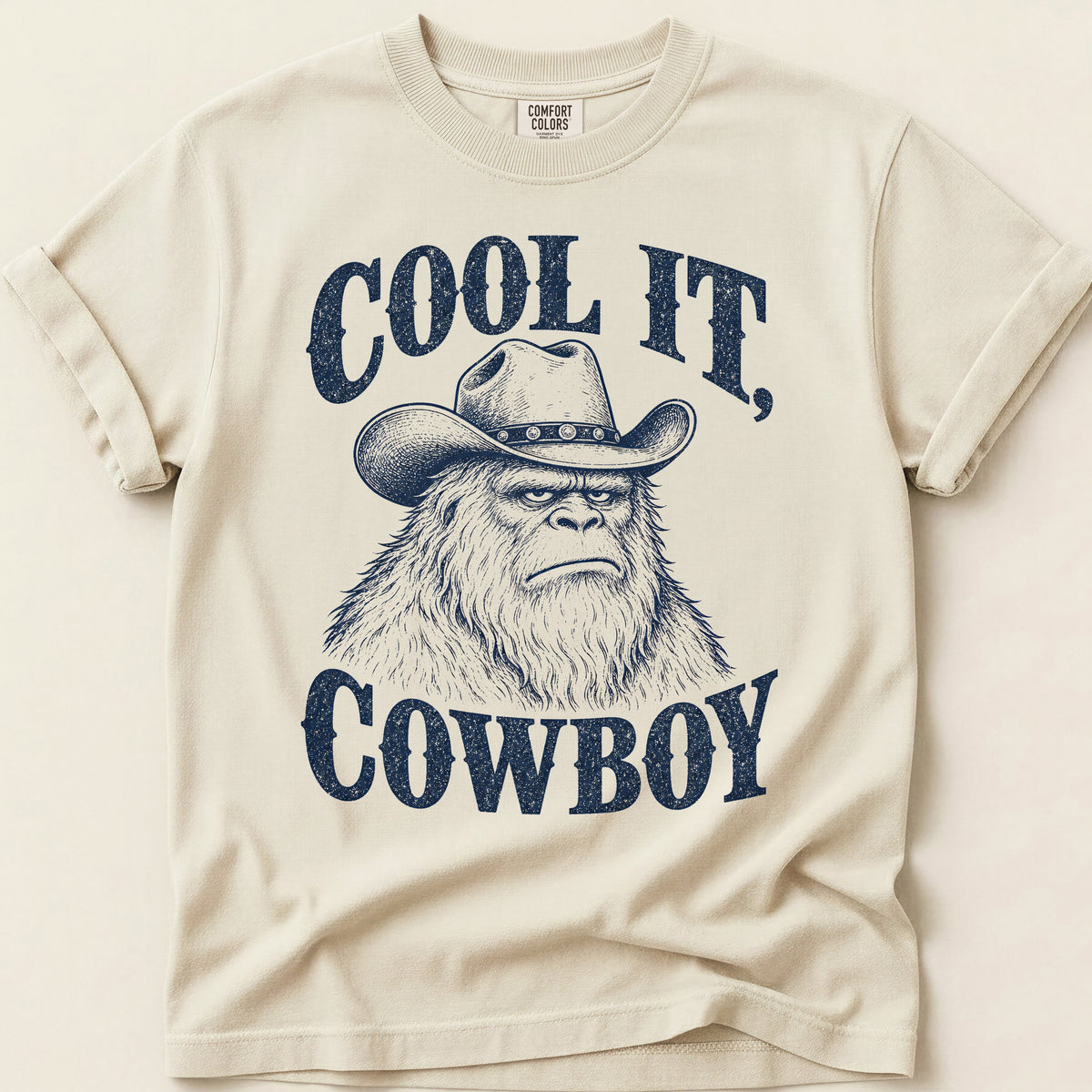 Cool It Bigfoot T-Shirt on Ivory