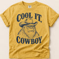 Cool It Bigfoot T-Shirt on Mustard