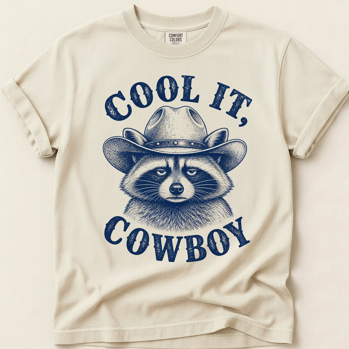 Cool It Raccoon on Ivory