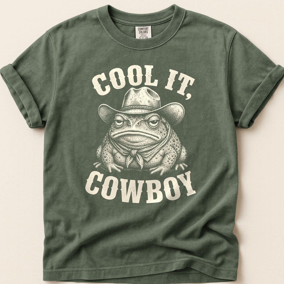 Cool It Toad on Moss