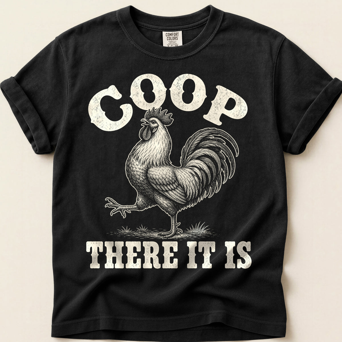 Coop There It Is T-Shirt on Black
