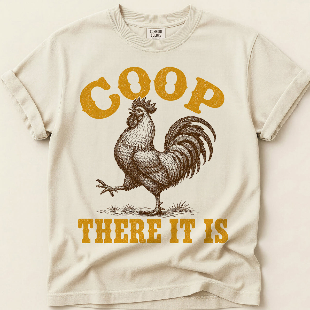 Coop There It Is T-Shirt on Ivory