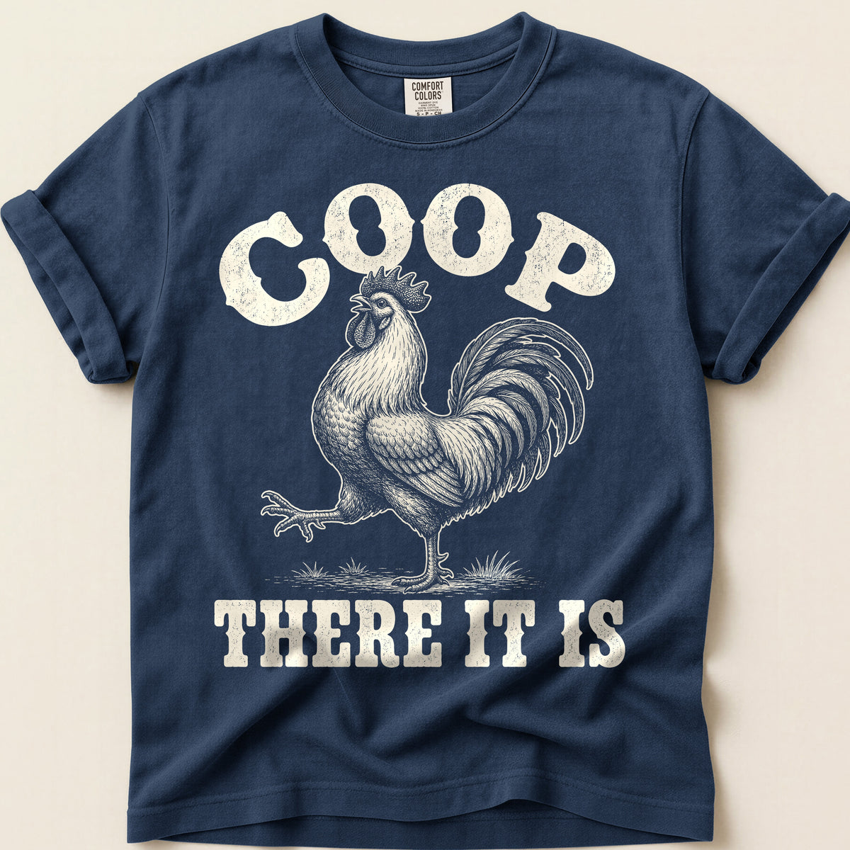 Coop There It Is T-Shirt on Navy