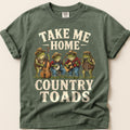 Country Toads on Moss