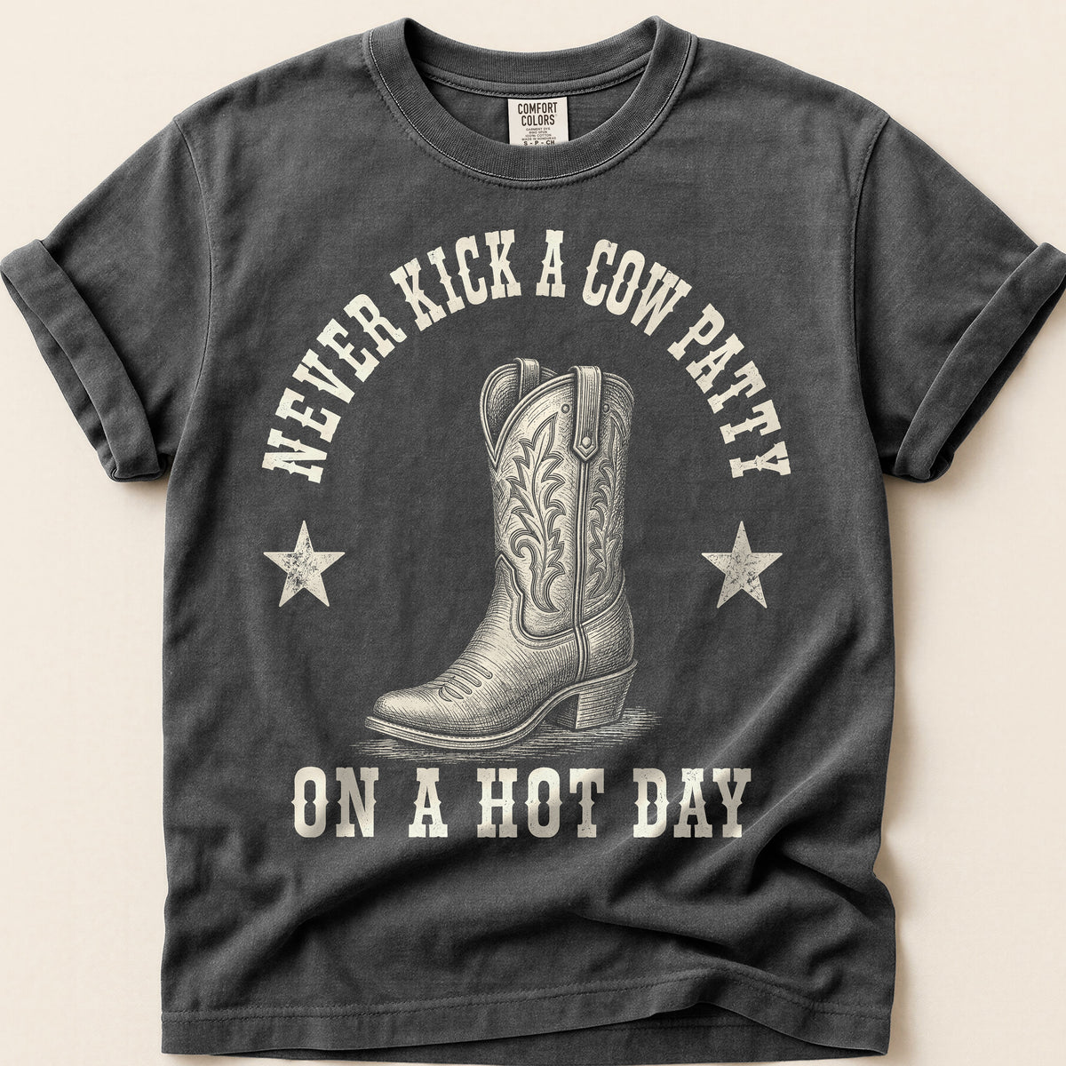 Cow Patty T-Shirt on Pepper