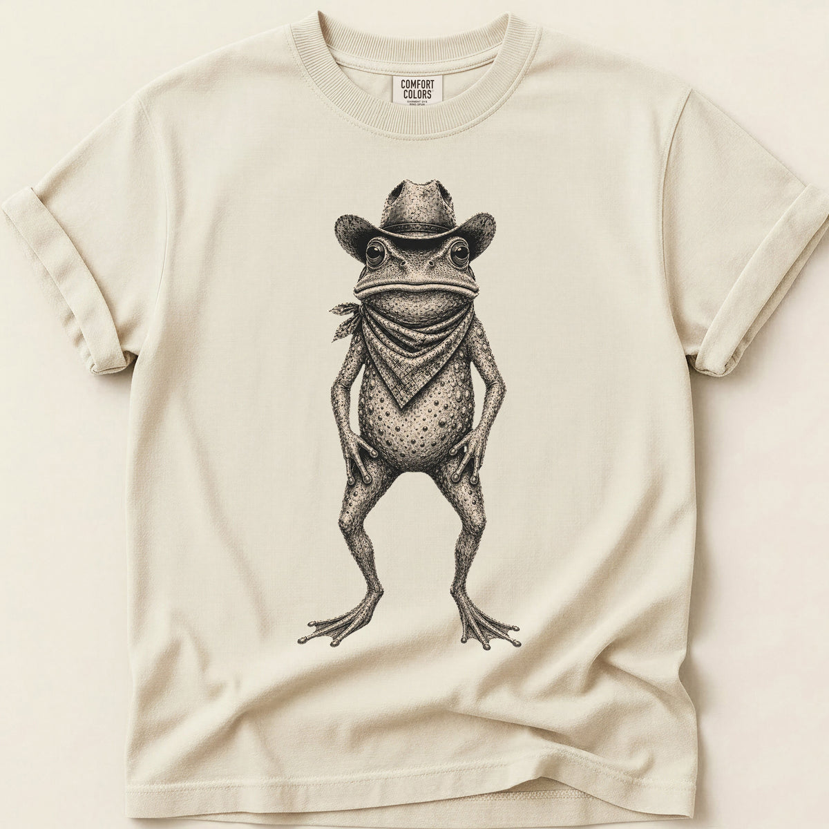 Cowboy Frog on Ivory