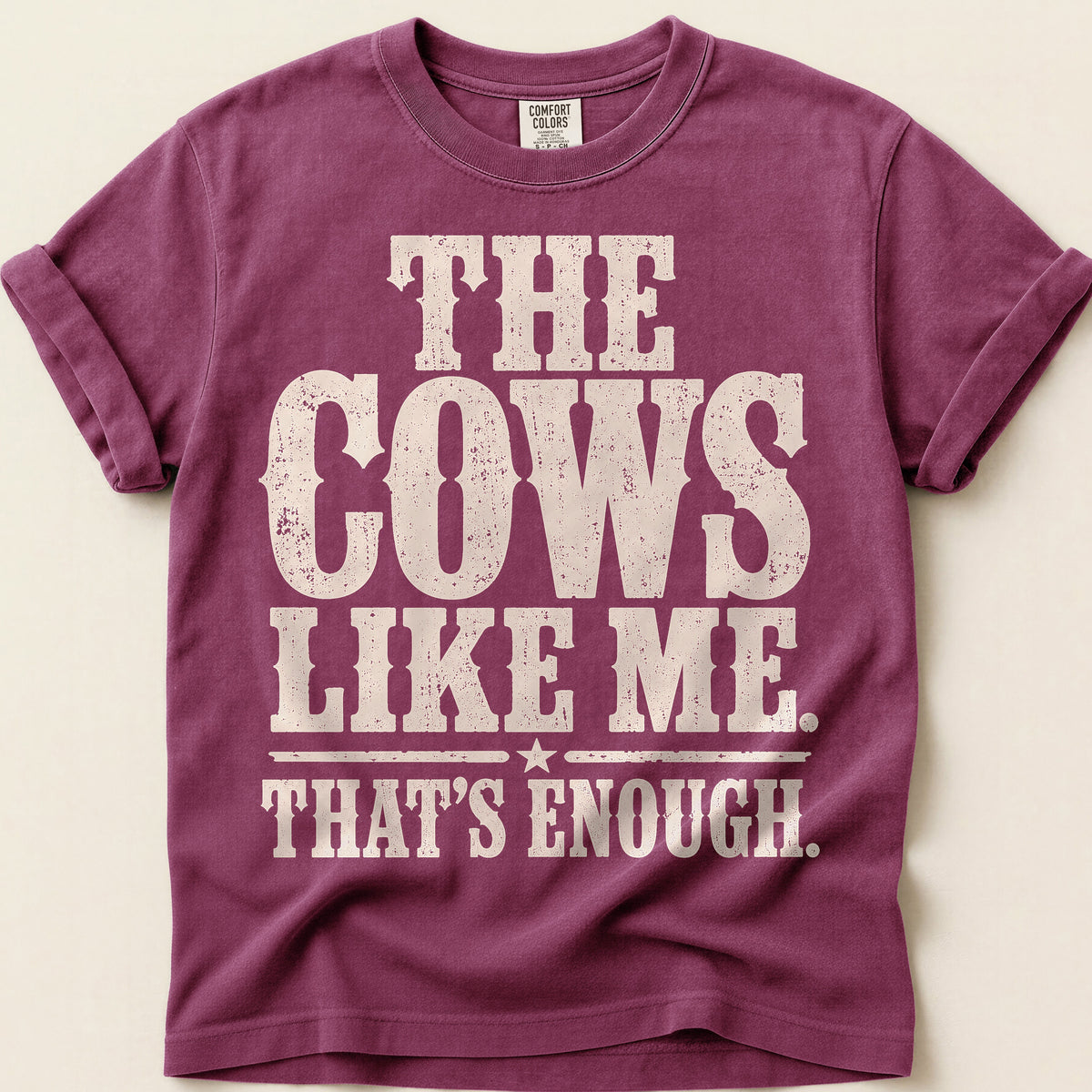 Cows Like Me T-Shirt on Berry
