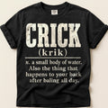 Crick Definition on Black