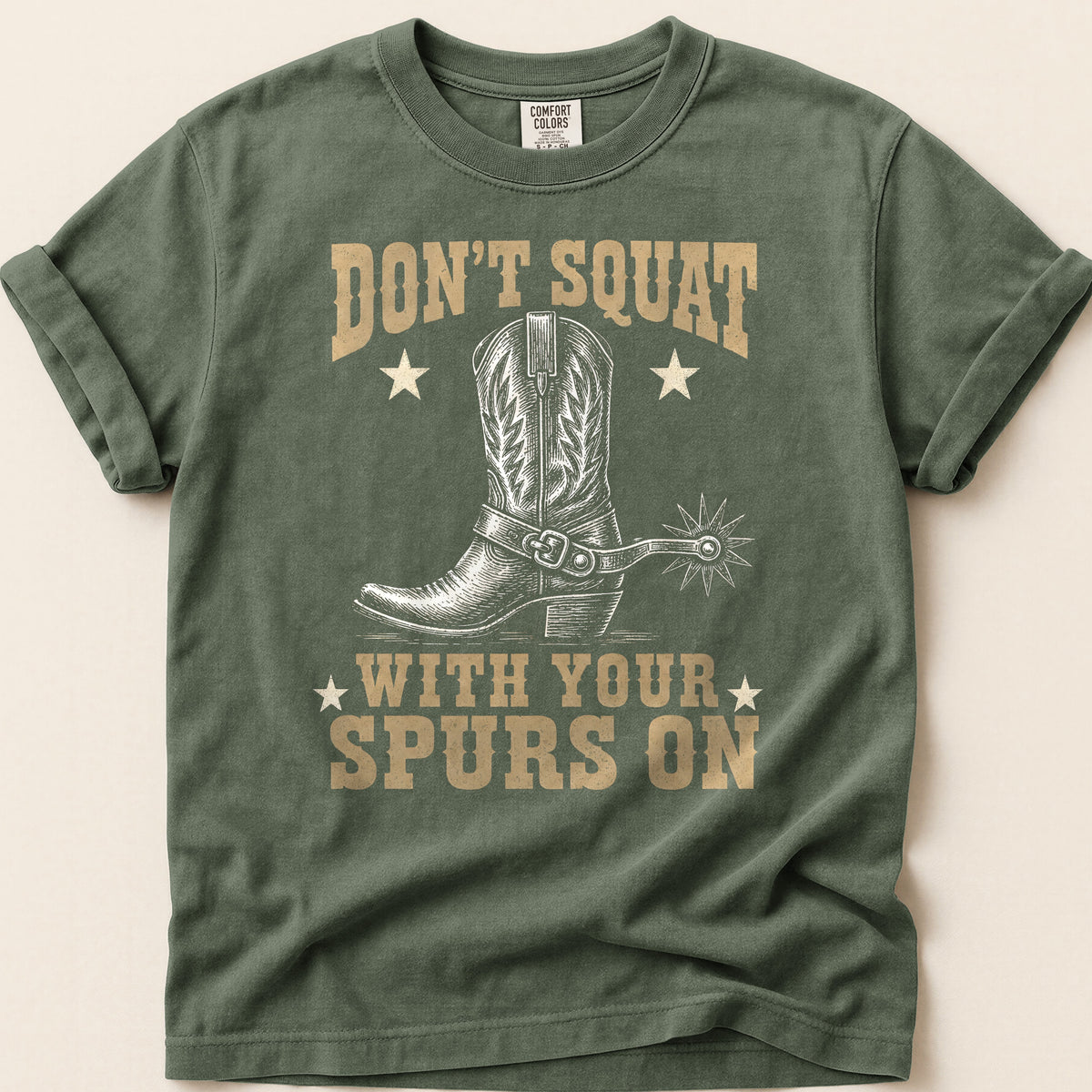 Don't Squat Boot on Moss