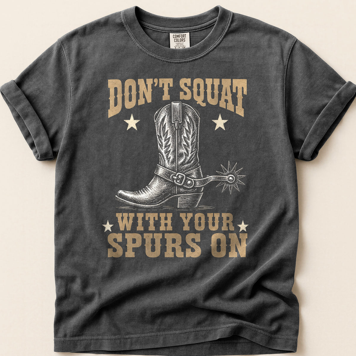 Don't Squat Boot on Pepper