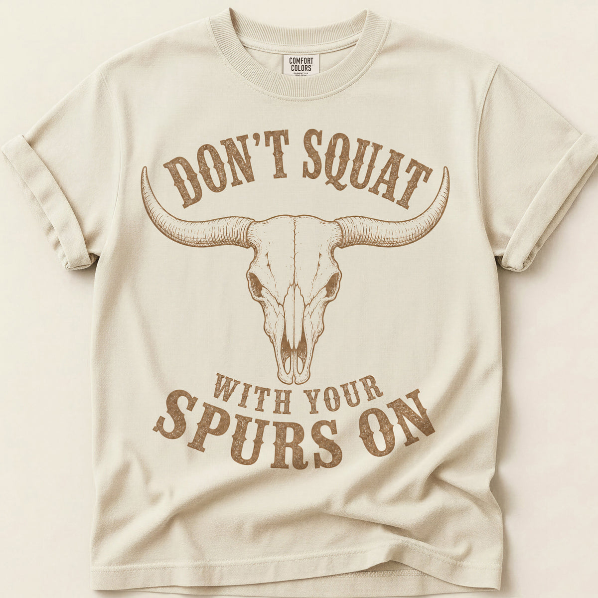 Don't Squat Skull on Ivory