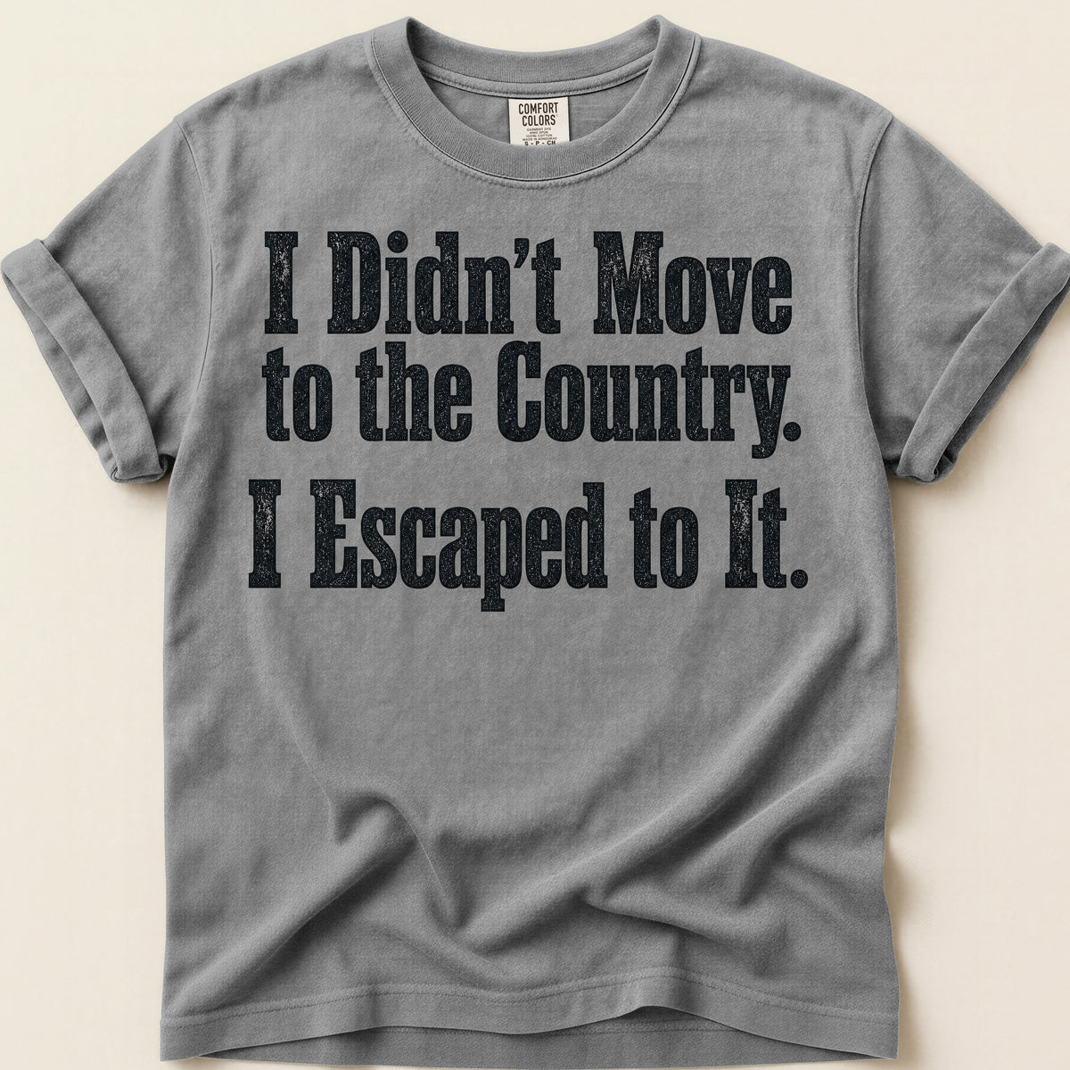 Escaped To Country on Grey