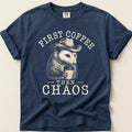 First Coffee Possum on Navy