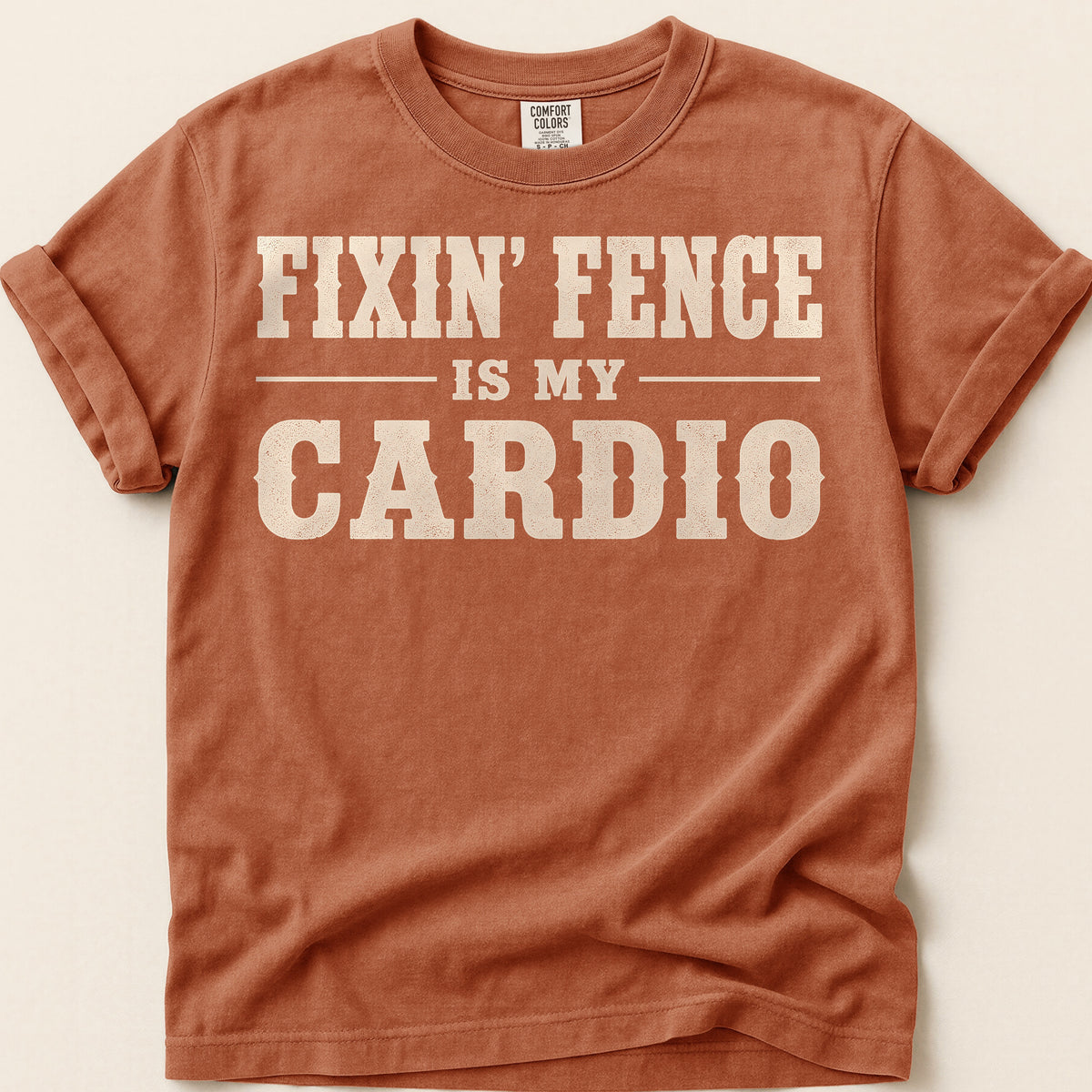 Fixin Fence Cardio T-Shirt on Yam