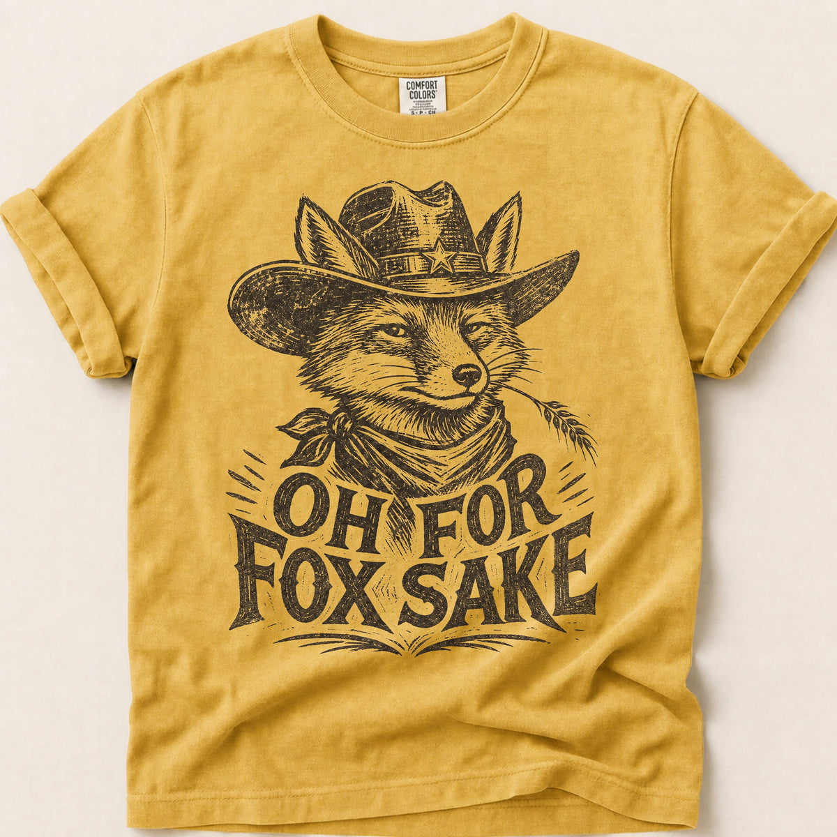 Fox Sake on Mustard