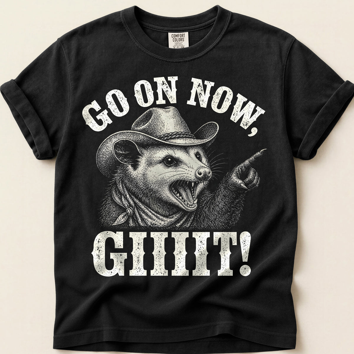 Giiiit T-Shirt on Black