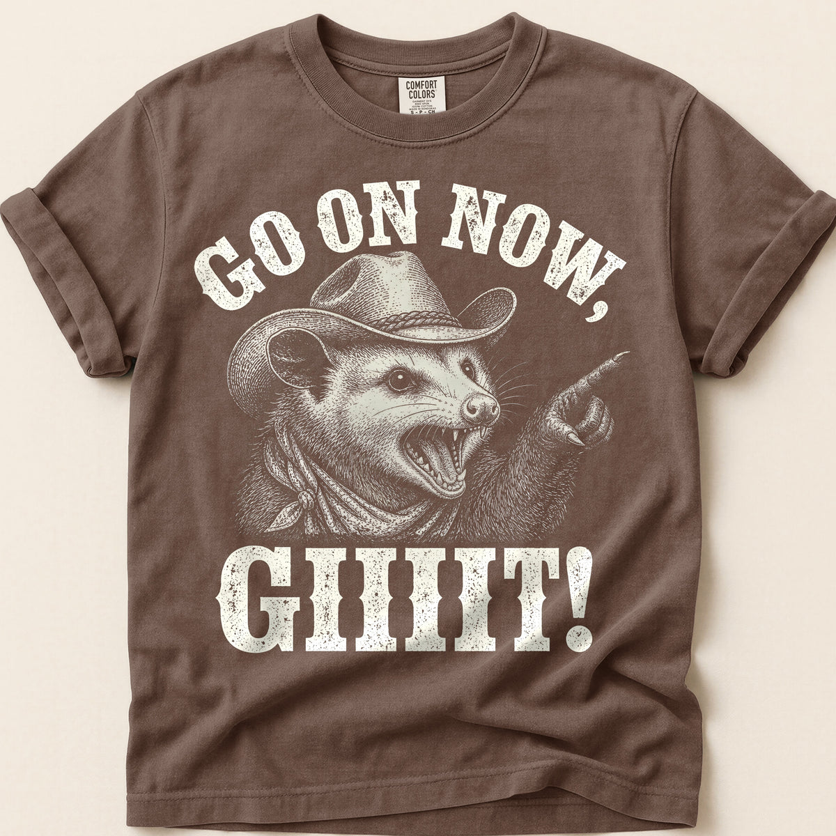Giiiit T-Shirt on Espresso