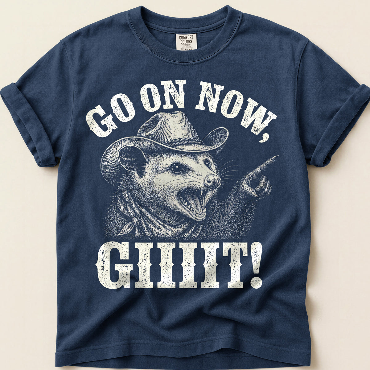 Giiiit T-Shirt on Navy