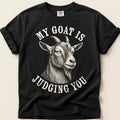 Goat Is Judging on Black