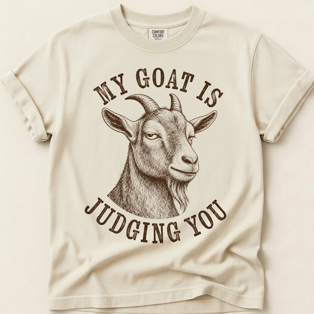 Goat Is Judging on Ivory