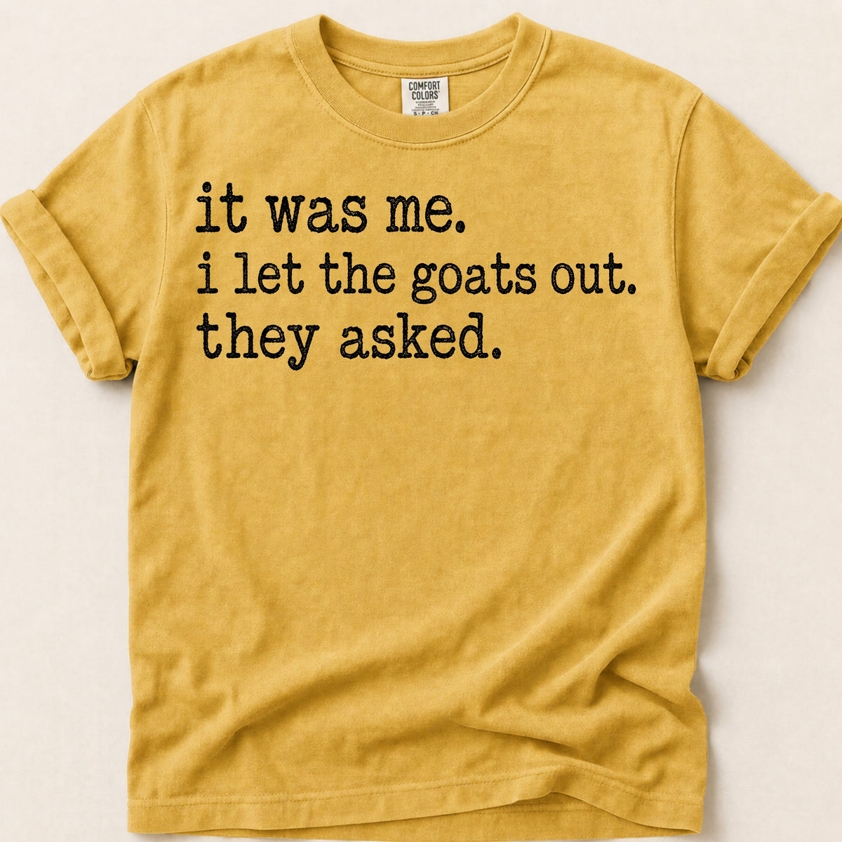 Goats Out on Mustard