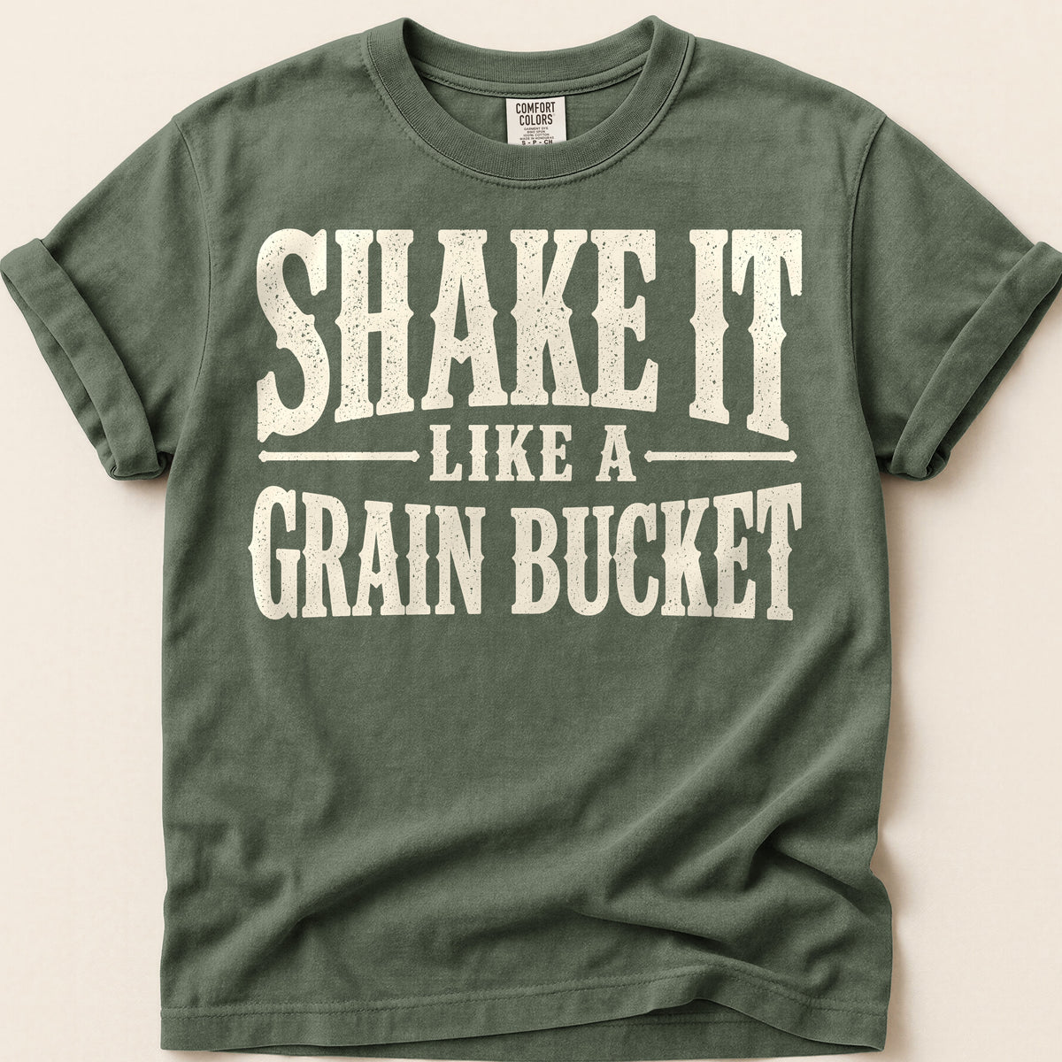 Grain Bucket on Moss