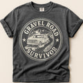 Gravel Road Survivor T-Shirt on Pepper